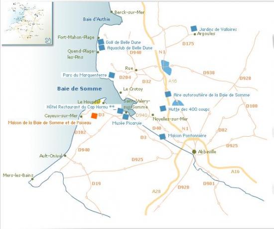 Carte baie de somme