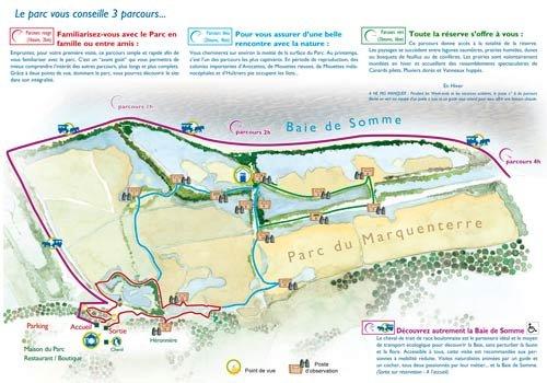 Marquenterre park map